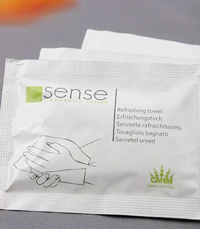 Serviette d'hôtel rafraîchissante – Sense Cosmetica Hoteliera Naty Shop