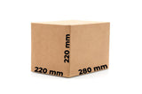 Lot de 20 cartons CO3, 280 x 220 x 220 Cartons d'emballage Nati Shop