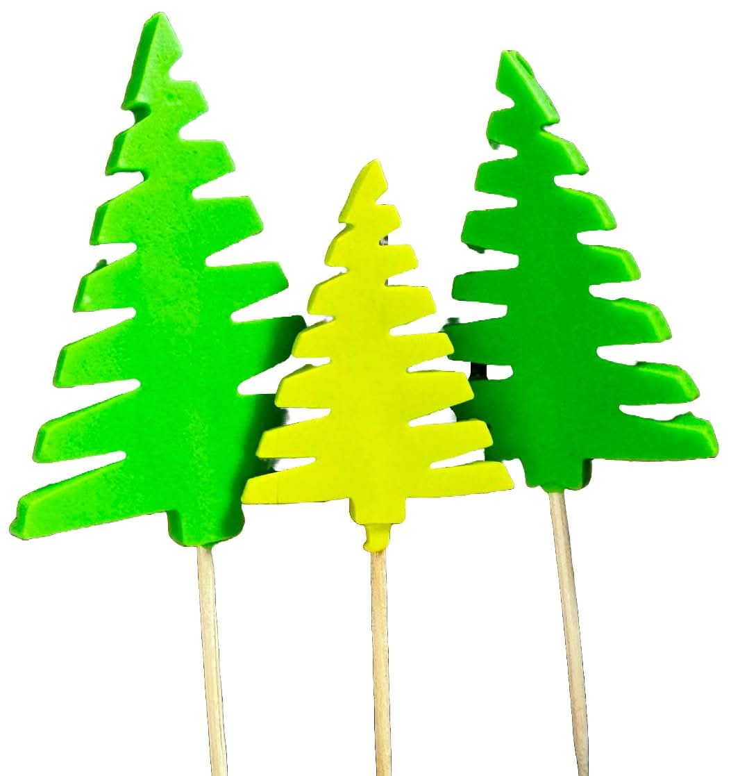 Lot de 3 décorations comestibles en sucre, décorations en pâte à sucre Brazi Nati Shop