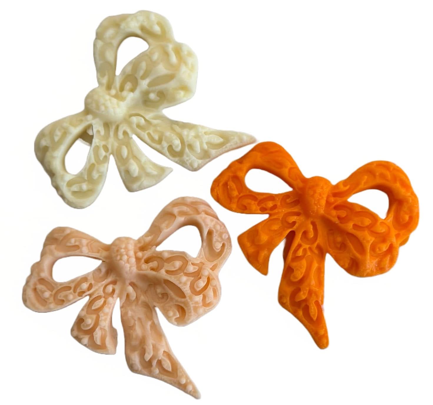 Lot de 3 noeuds en sucre comestibles Décorations de Sugar Paste Nati Shop