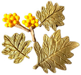 Lot de 5 décorations comestibles en sucre, Décorations Automne en Pâte à Sucre Nati Shop