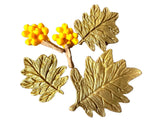 Lot de 5 décorations comestibles en sucre, Décorations Automne en Pâte à Sucre Nati Shop