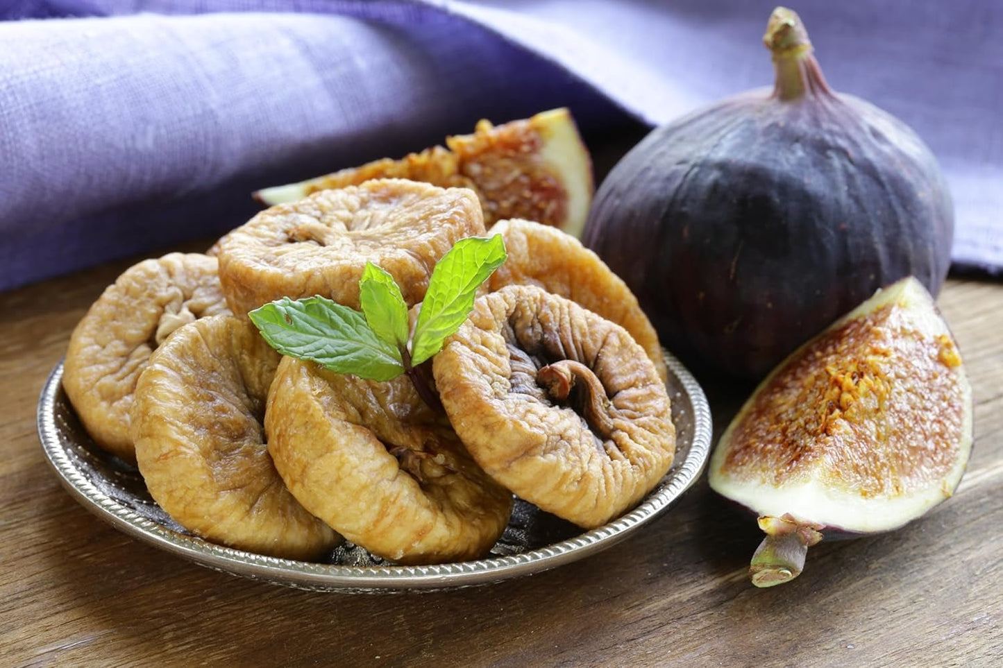 Figues séchées Mundo Feliz issues de l'agriculture biologique, 2 x 500 g Produits déshydratés Naty Shop