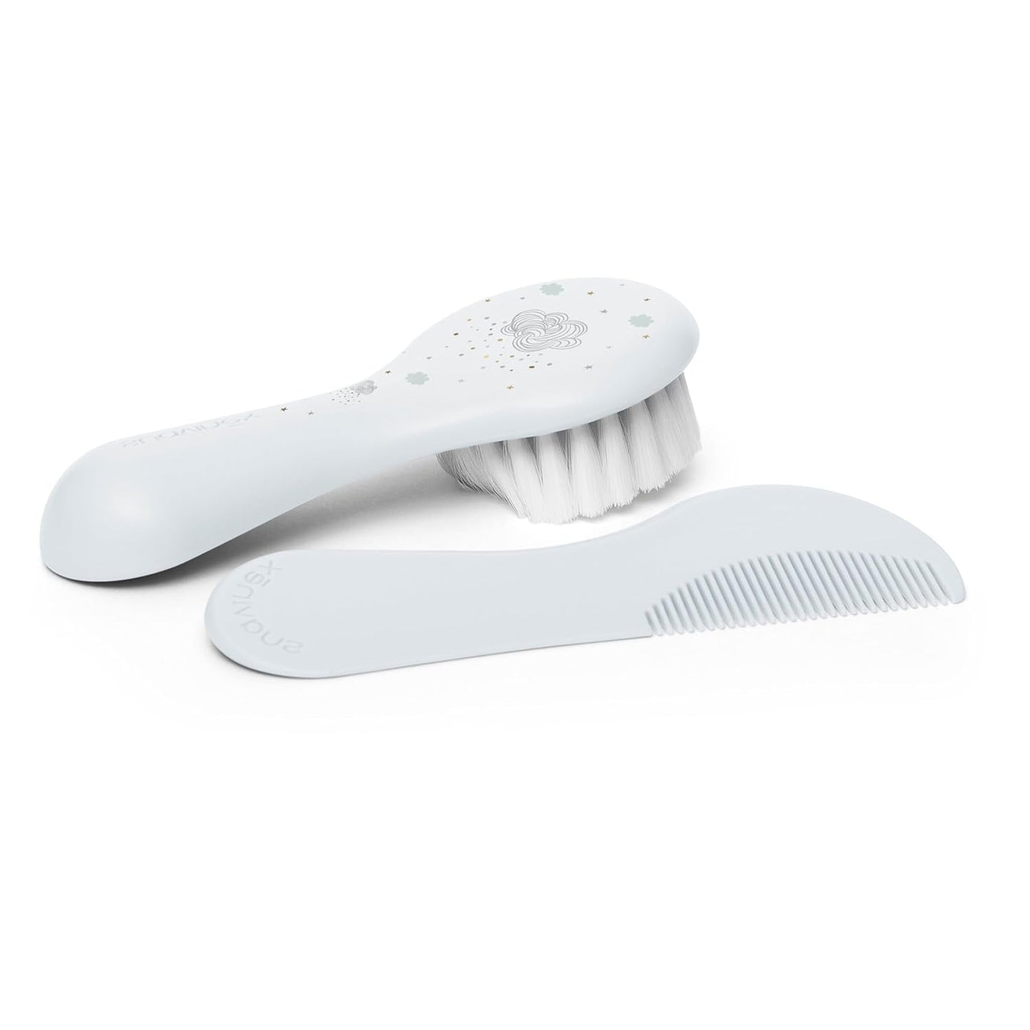 Suavinex 3162384 Peigne avec brosse, bleu Enfant - Bain et Soin Naty Shop Default title