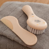 Suavinex 3162385 Peigne avec brosse, blanc Enfant - Bain et Soin Naty Shop