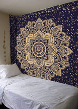Tapisserie aakriti gallery couvre-lit mandala en coton Accueil - Accessoires et Décorations Naty Shop