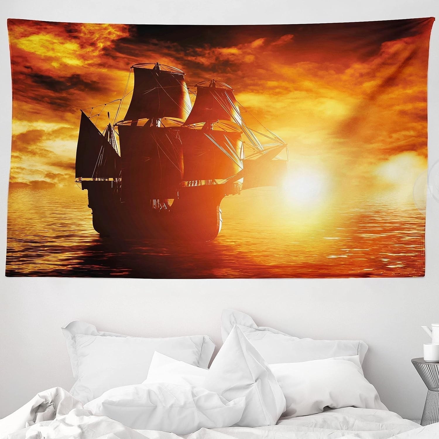 Tapisserie abakuhaus esprit d'aventure carte animale du monde du dessin animé - Naty Shop