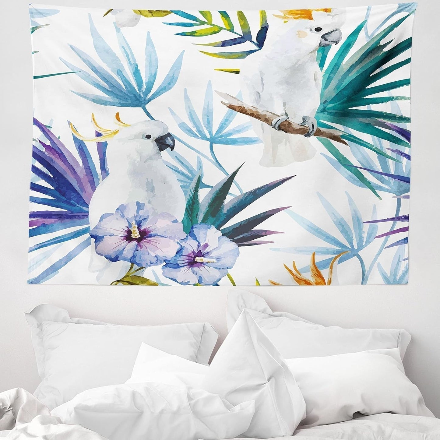 Tapisserie abakuhaus esprit d'aventure carte animale du monde du dessin animé - Naty Shop