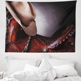 Tapisserie abakuhaus esprit d'aventure carte animale du monde du dessin animé - Naty Shop