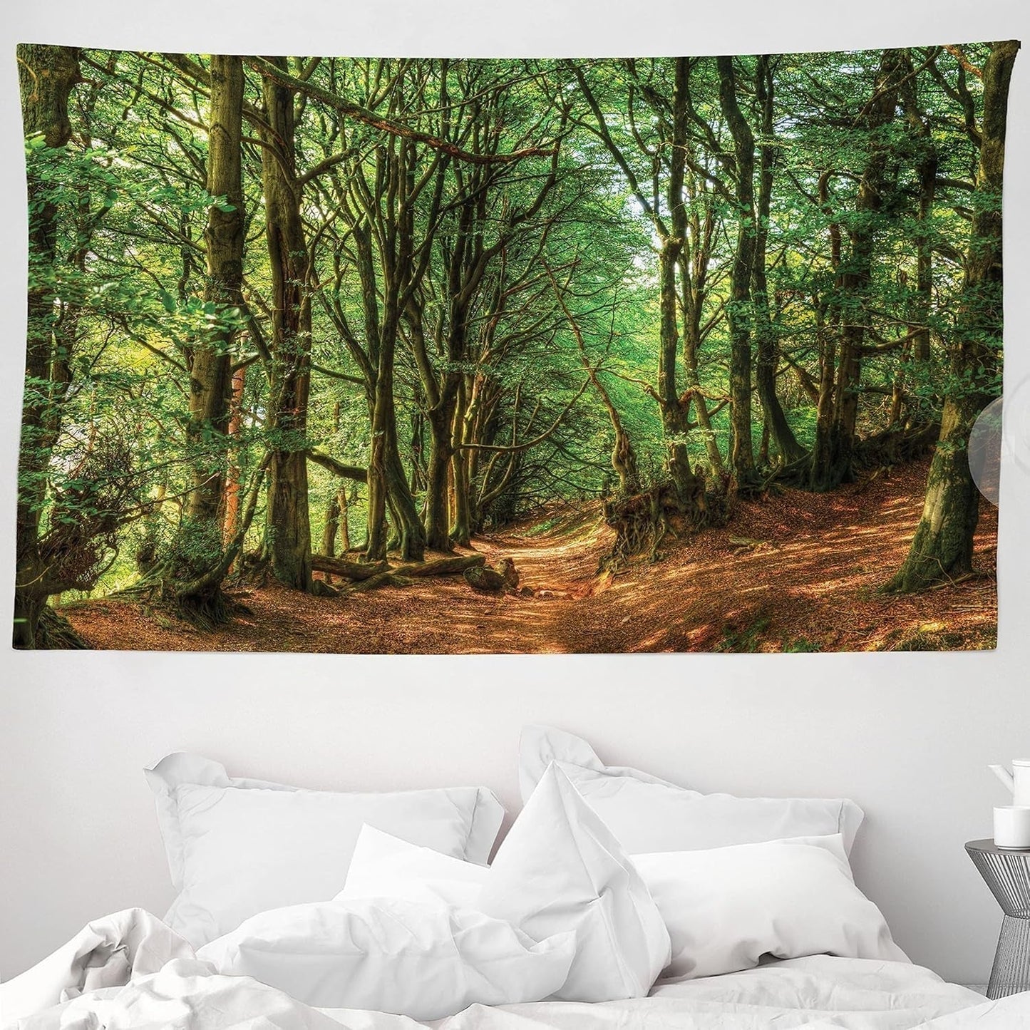 Tapisserie abakuhaus esprit d'aventure carte animale du monde du dessin animé - Naty Shop