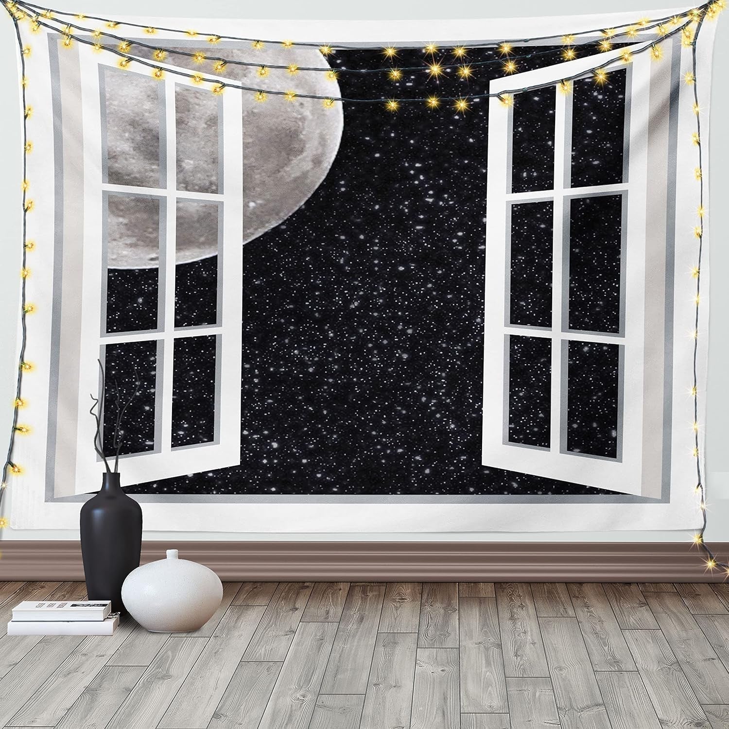 Tapisserie abakuhaus esprit d'aventure carte animale du monde du dessin animé - Naty Shop