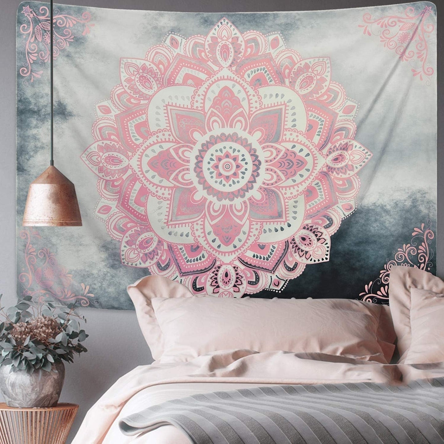 Tapisserie alishomtll mandala toile bohème indienne Accueil - Accessoires et Décorations Naty Shop