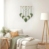 Tapisserie astnic tapisserie tissée feuilles vertes Accueil - Accessoires et Décorations Naty Shop