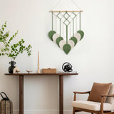 Tapisserie astnic tapisserie tissée feuilles vertes Accueil - Accessoires et Décorations Naty Shop