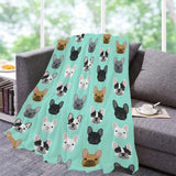 Tapisserie bouledogue français avec motif imprimé devant la Maison - Accessoires et Décorations Naty Shop
