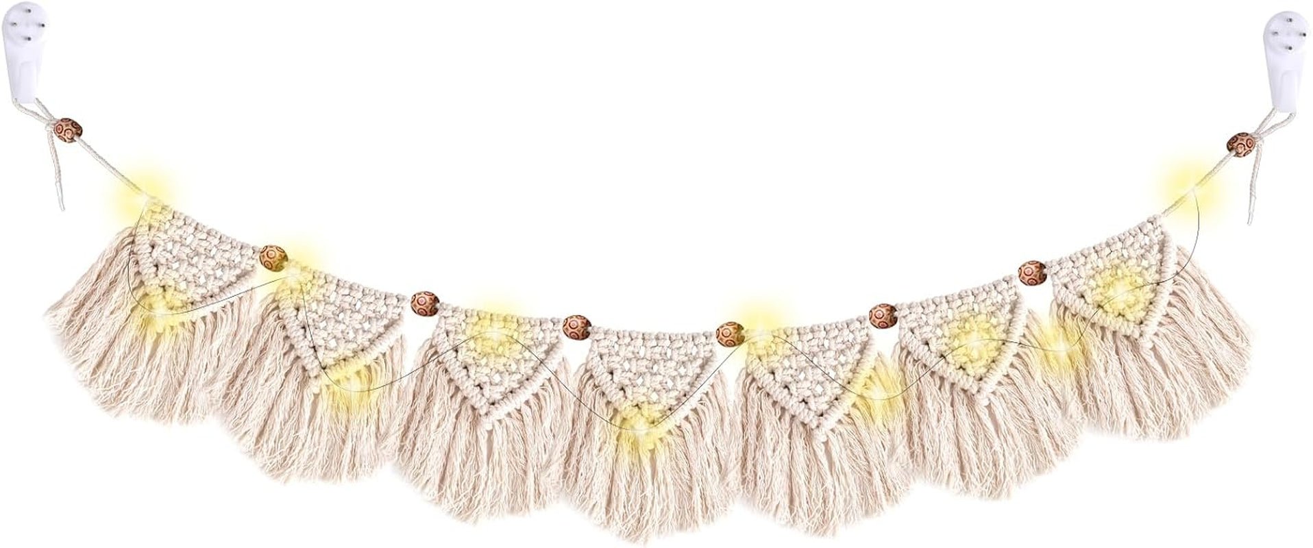Guirlande led à franges en tapisserie décoration tissée main Accueil - Accessoires et Décorations Naty Shop Default Title