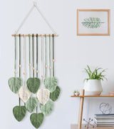 Crochet tapisserie feuilles fait main Accueil - Accessoires et Décorations Naty Shop