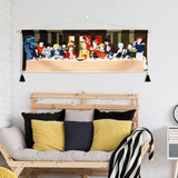 Tapisserie suspendue toile art mural peinture personnages d'anime Maison - Accessoires et décorations Naty Shop