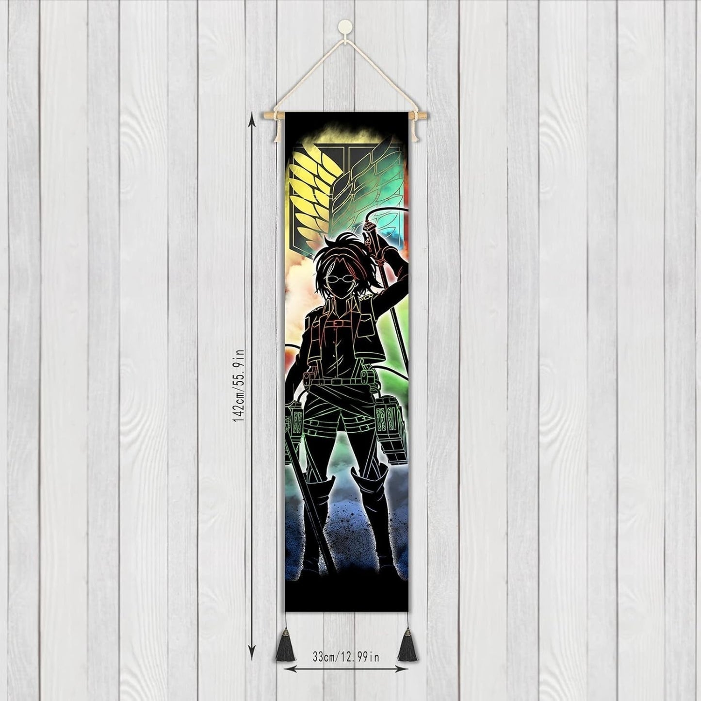Tapisserie à suspendre toile art mural peinture personnages japonais Maison - Accessoires et Décorations Naty Shop