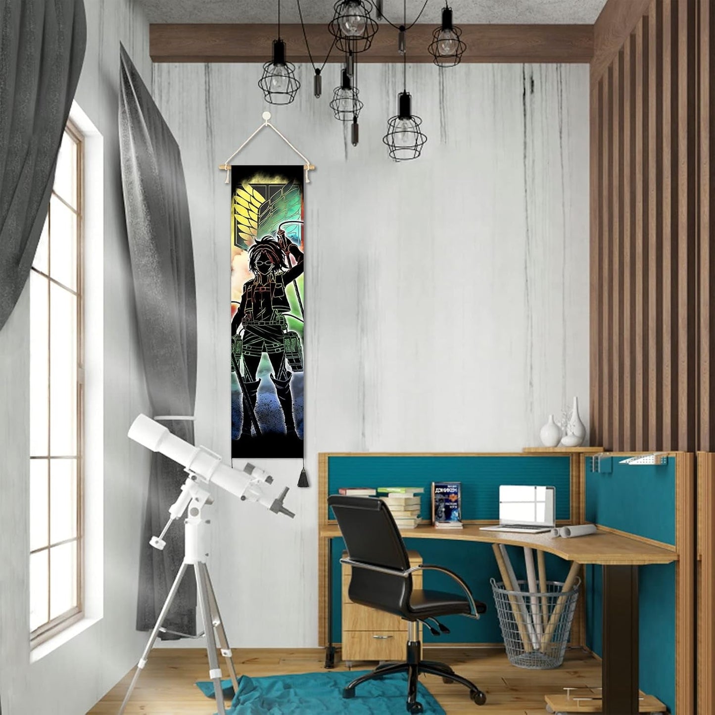 Tapisserie à suspendre toile art mural peinture personnages japonais Maison - Accessoires et Décorations Naty Shop