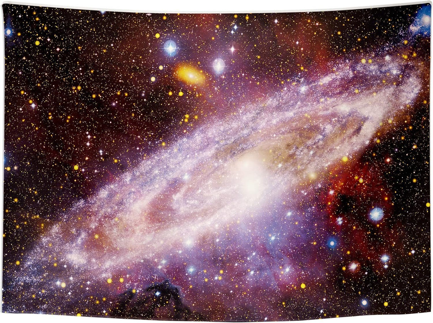 Holavida tapisserie fluorescente galaxie ciel étoilé esthétique abstraite Maison - Accessoires et Décorations Naty Shop
