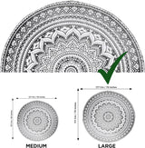 Tapisserie Inde serviette de plage ronde mandala hippiegrand indien Maison - Accessoires et Décorations Naty Shop