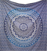 Tapisserie indienne mandala bleu décoration de chambre esthétique Accueil - Accessoires et Décorations Naty Shop Default Title