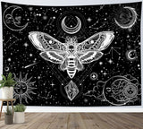 Tapisserie japonaise panza fleurs de cerisier rouge mur soleil Accueil - Accessoires et Décorations Naty Shop Multi 12 200L X 150B Cm