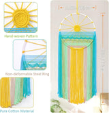 Tapisserie lomohoo dreamcatcher tapisserie motif soleil chambre arc-en-ciel Maison - Accessoires et Décorations Naty Shop