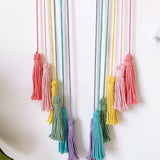 Tapisserie arc-en-ciel décoration corde coton arc-en-ciel Accueil - Accessoires et Décorations Naty Shop