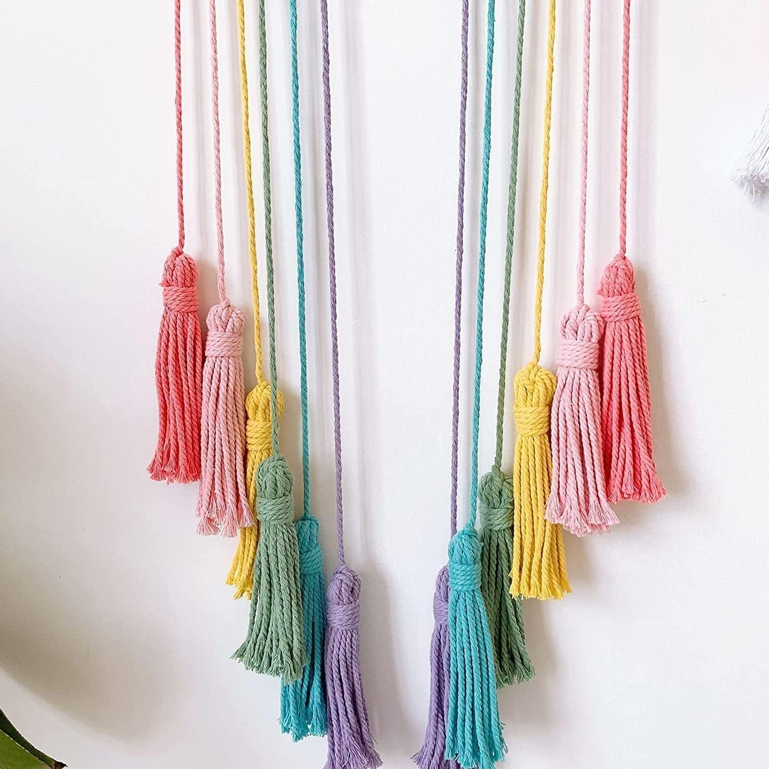 Tapisserie arc-en-ciel décoration corde coton arc-en-ciel Accueil - Accessoires et Décorations Naty Shop