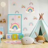 Tapisserie décorative arc-en-ciel décorant la chambre de la chambre d'enfant Casa - Accessoires et Décorations Naty Shop