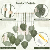 Décoration de fenêtre style tapisserie 40cm vert Accueil - Accessoires et Décorations Naty Shop