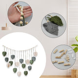 Tapisserie tapisserie tissée verte clous en bois Accueil - Accessoires et Décorations Naty Shop