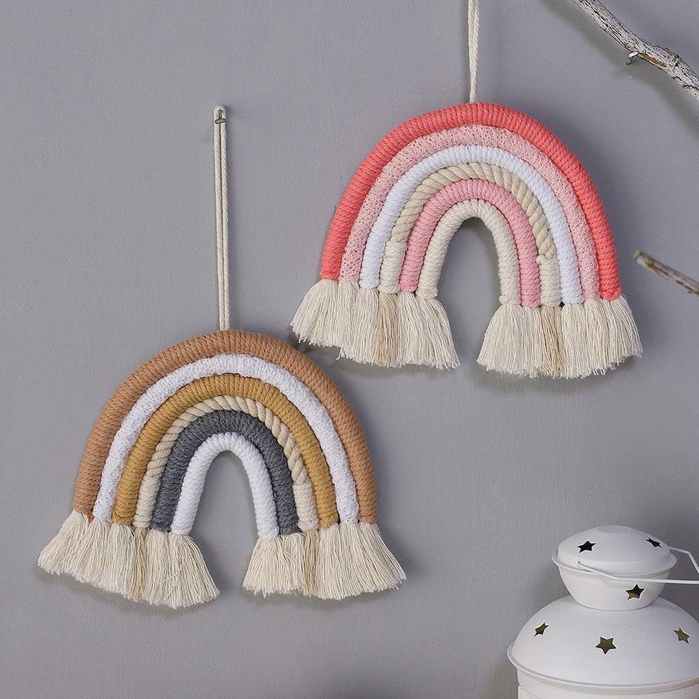 Tapisserie tissée bohème arc-en-ciel à la maison art coloré Maison - Accessoires et Décorations Naty Shop