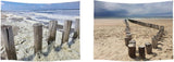 Tapisserie ulticool maison plage mer palmier île Maison - Accessoires et Décorations Naty Shop Côte plage