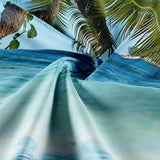 Tapisserie ulticool vue plage mer palmier hamac Accueil - Accessoires et Décoration Naty Shop
