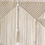 Tapisserie de porte tissée beige pompon chambre balcon Maison - Accessoires et Décoration Naty Shop