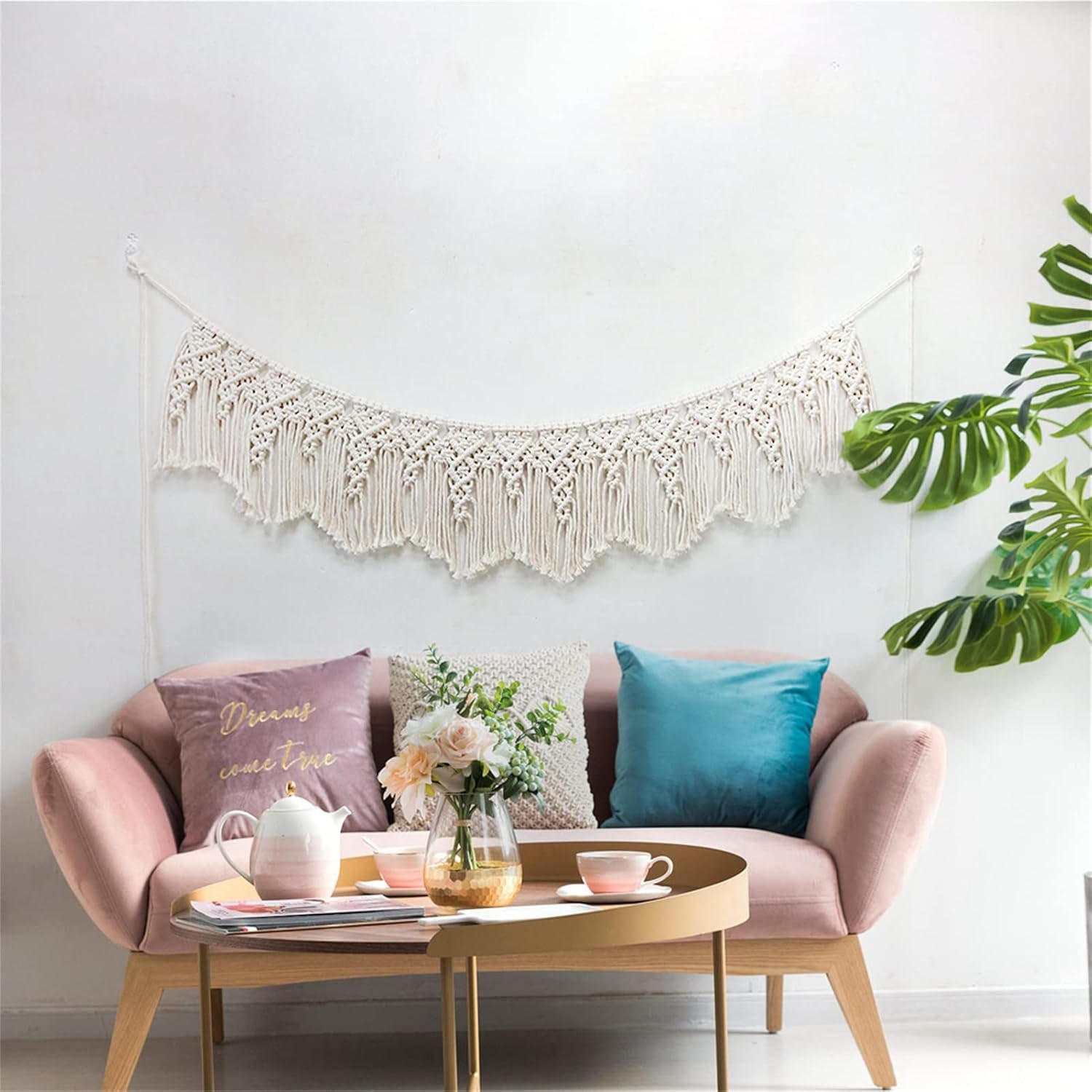 Tapisserie murale tissée bannière mariage Maison - Accessoires et Décorations Naty Shop