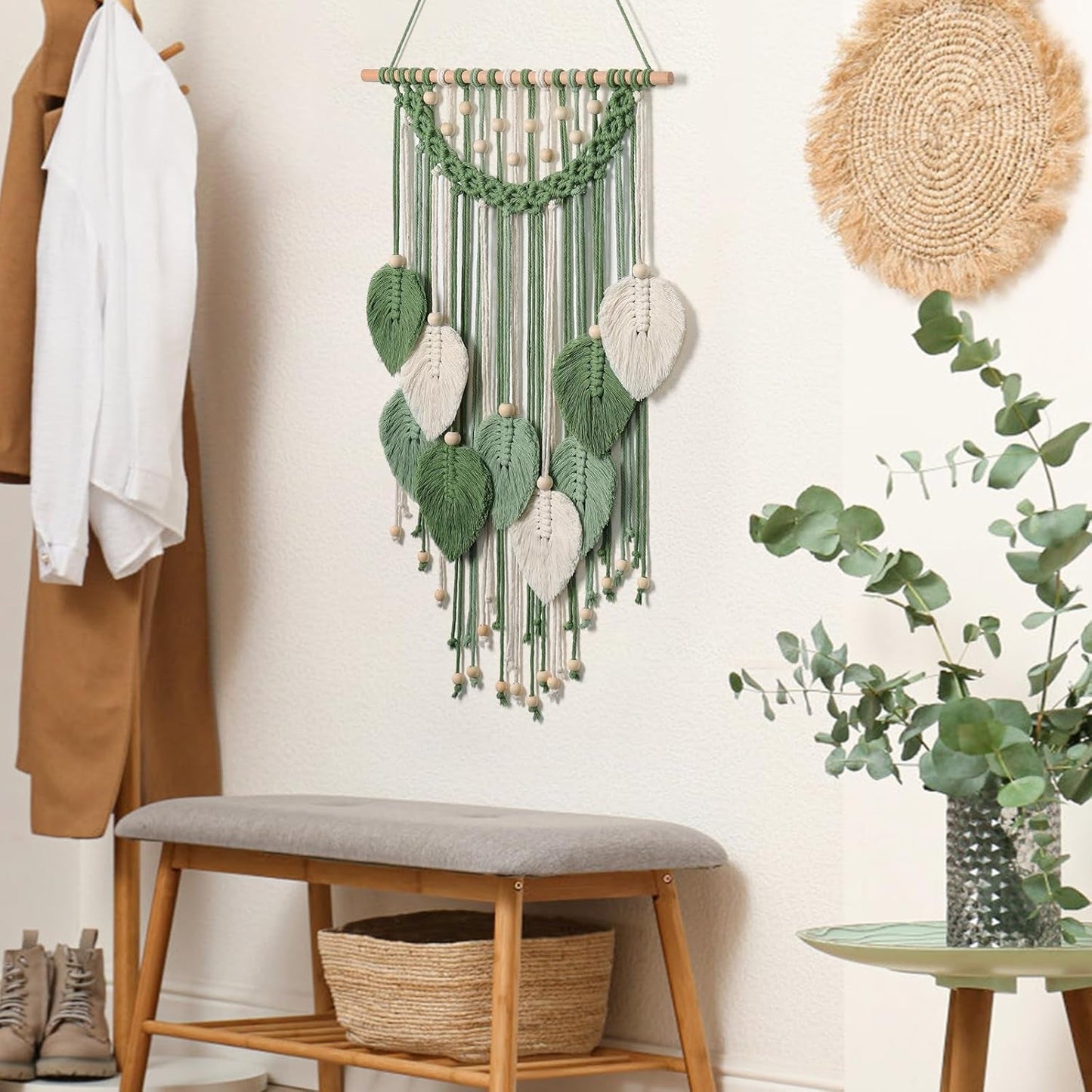 Tapisserie Weldomcor tapisserie petit commerce perles feuilles de bois Maison - Accessoires et Décorations Naty Shop