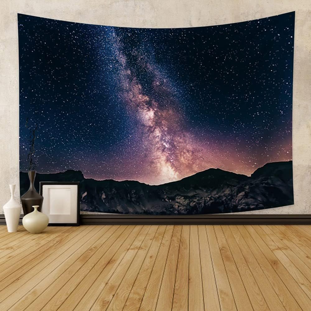 Tapisserie yongfoto ciel étoilé nébuleuse étoiles mystérieuses Maison - Accessoires et Décorations Naty Shop