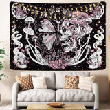 Tapisserie yrendenge papillons squelette champignons maison étoiles lune Casa - Accessoires et Décorations Naty Shop