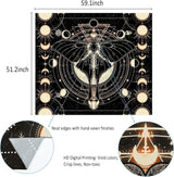 Tapisserie yrendenge papillon noir soleil lune naturel Maison - Accessoires et Décorations Naty Shop