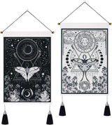 tapisserie yugarlibi 2pcs petites tapisseries suspendues lune et soleil Accueil - Accessoires et Décorations Naty Shop Papillon 35X50 Cm