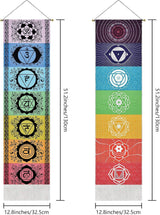 Tapisserie yugarlibi ensemble à suspendre chakra méditation yoga trippy Maison - Accessoires et Décorations Naty Shop