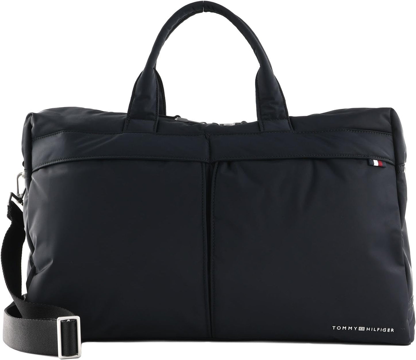 Tommy Hilfiger TH Signature Travel Bag AM0AM12218, sac de voyage pour hommes, noir (Noir) Bagages et équipement de voyage Naty Shop Default Title