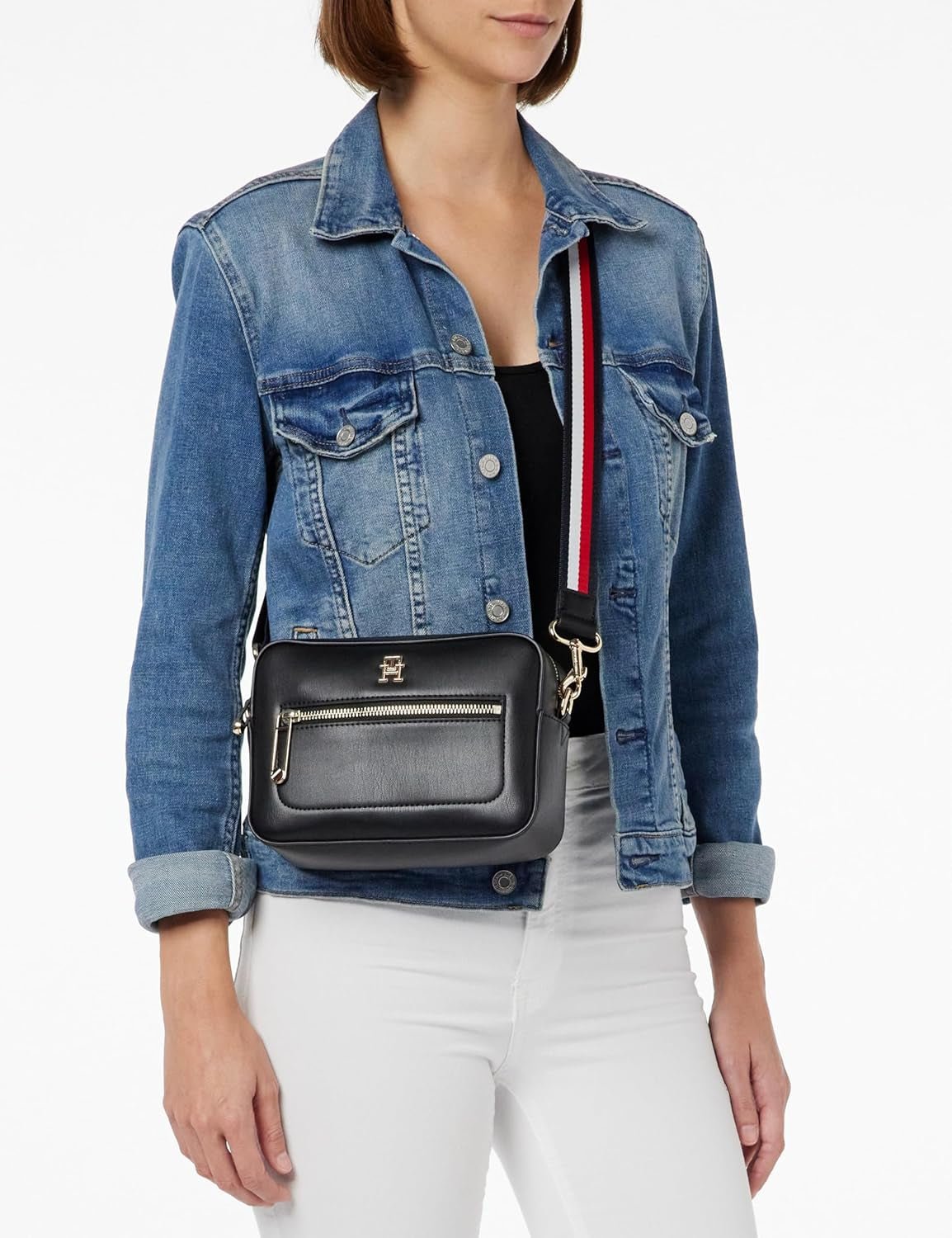 Tommy Hilfiger Sac bandoulière Sac Iconic Camera Bag Petit Sacs Femme Naty Shop