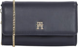Tommy Hilfiger sac à bandoulière Eternity Chain Crossover sacs à bandoulière Femme Naty Shop Bleu (Space Blue)