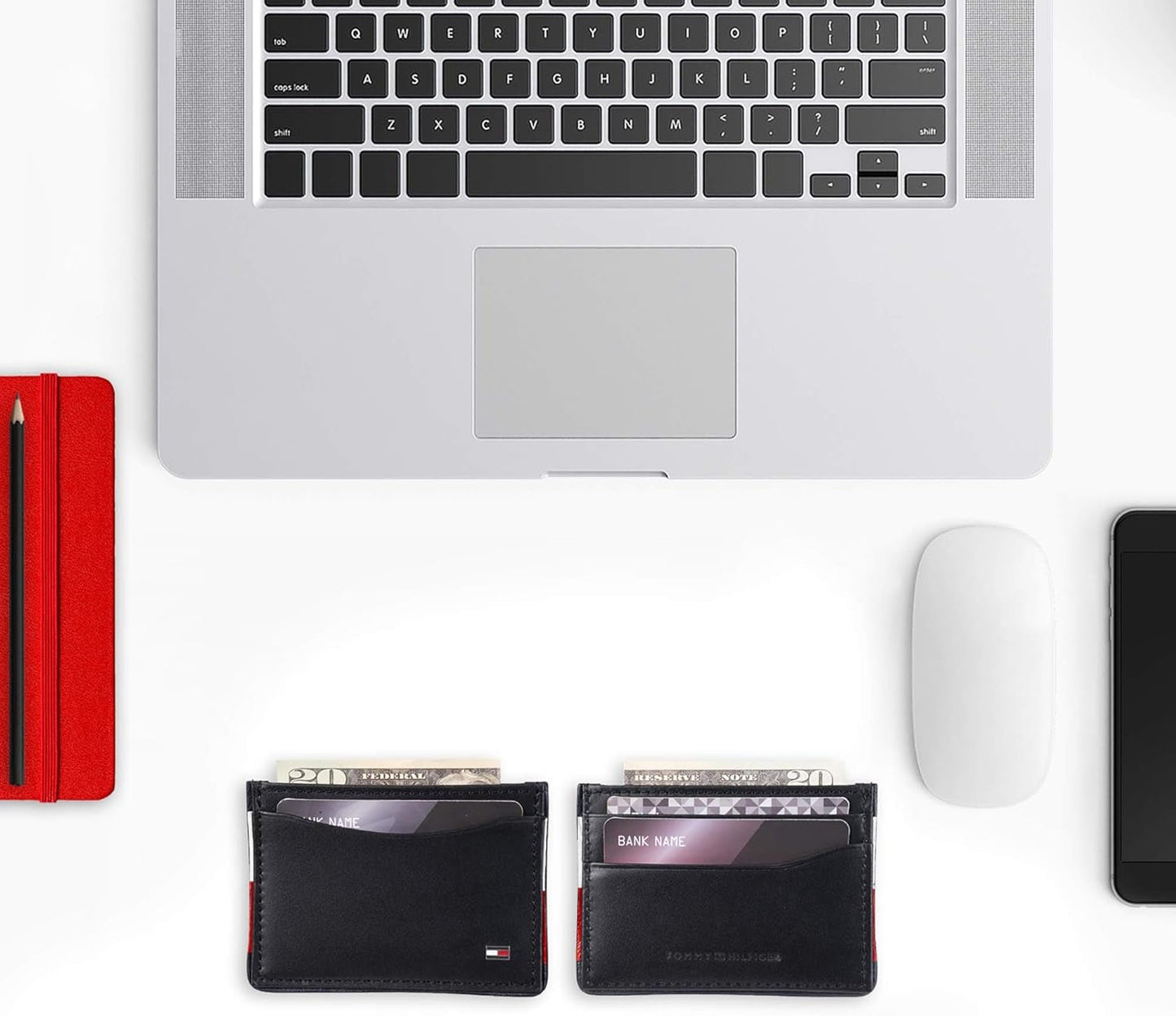 Tommy Hilfiger Portefeuille pour hommes avec blocage RFID Porte-cartes Portefeuille pour hommes Naty Shop