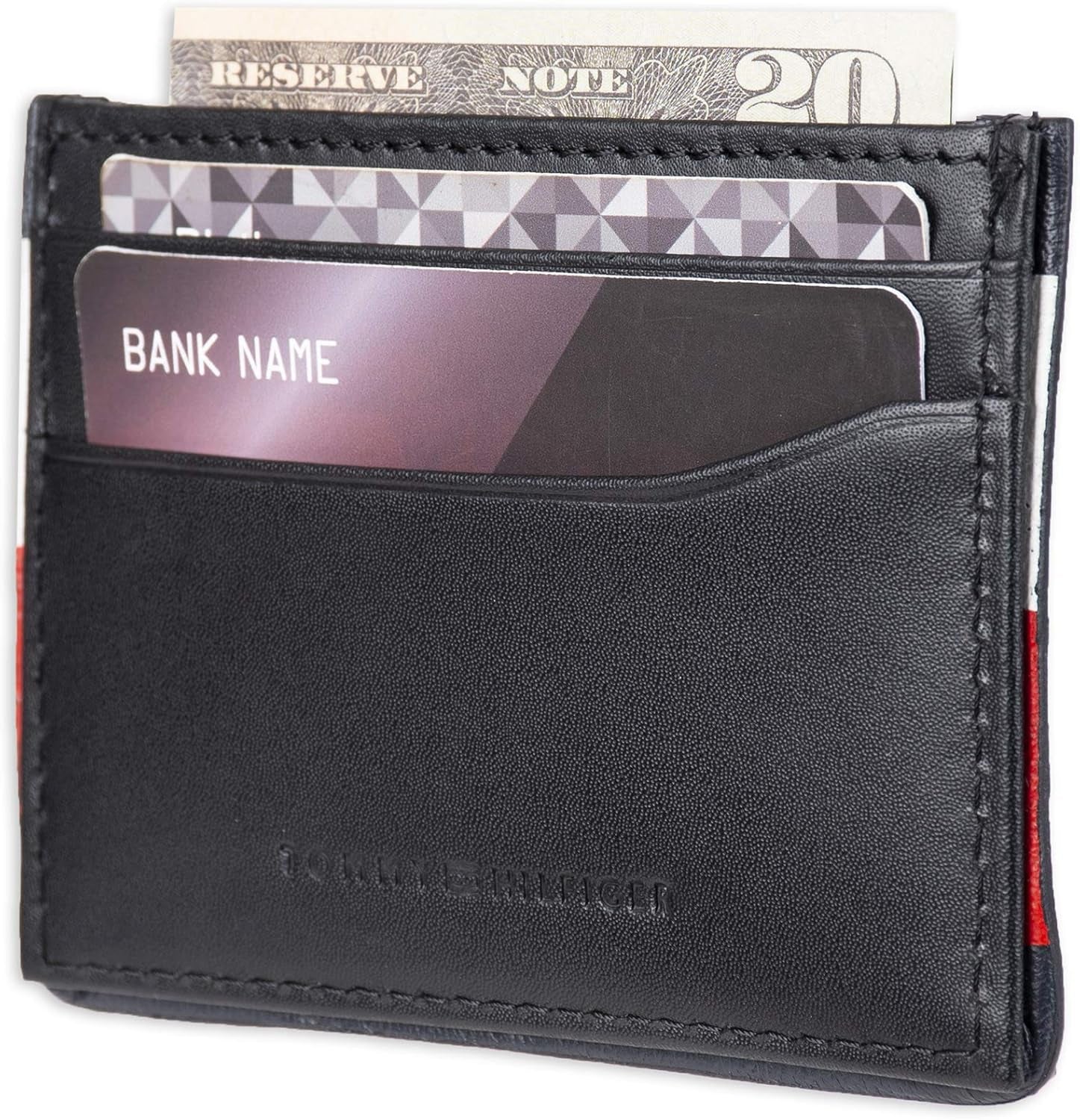 Tommy Hilfiger Portefeuille pour hommes avec blocage RFID Porte-cartes Portefeuille pour hommes Naty Shop